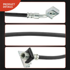 2X Front Brake Hydraulic Hose for Chevy Express 2500 3500 (2003â2018)