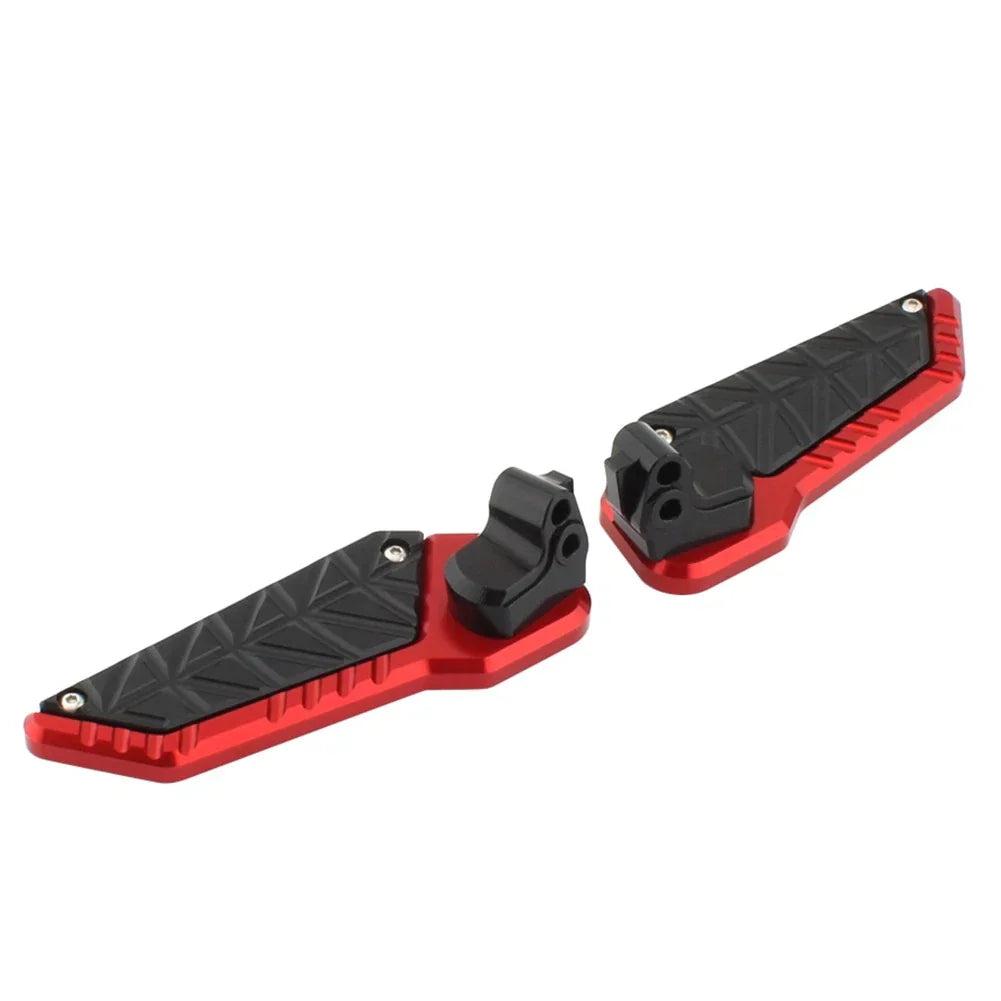 Red Rear Foot Pedal Footrests for Honda ADV 160 (2021-2023)