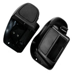Lower Vented Leg Fairings for Harley Touring Road Glide (2014–2025) Black