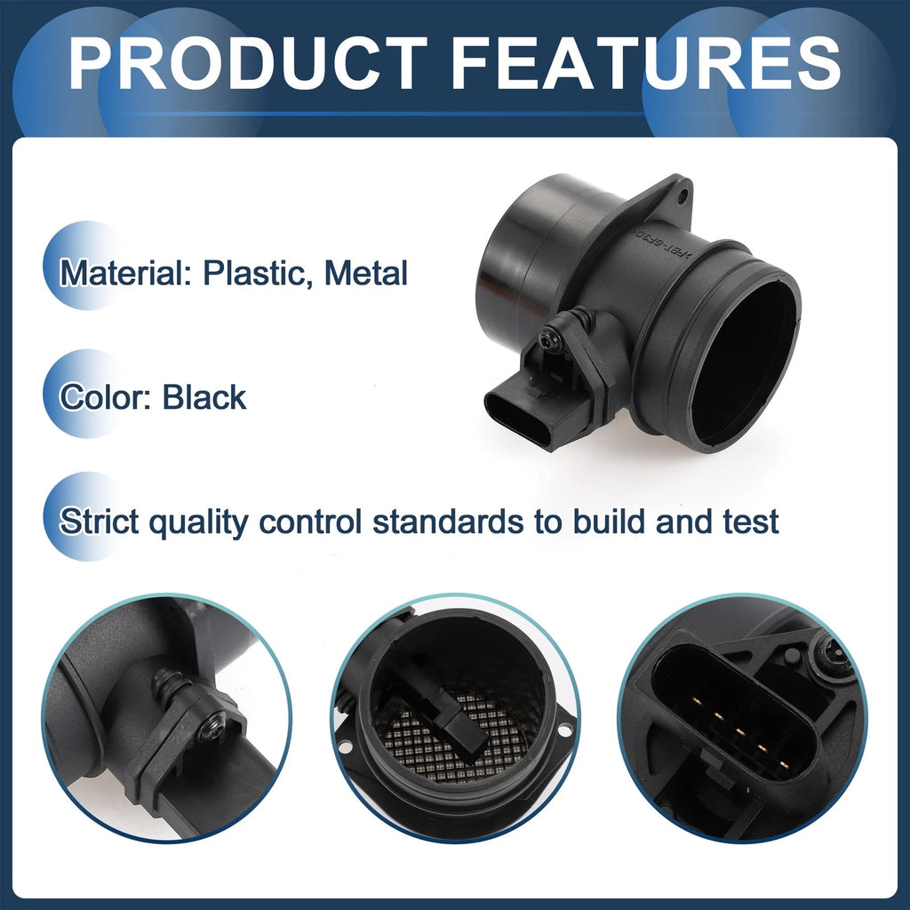 Mass Air Flow Sensor Assembly MAF for Audi TT Quattro (2000–2006) 06A906461E