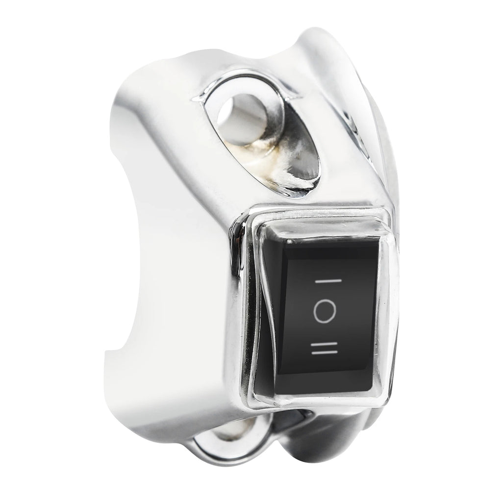 Fog Headlight Horn Switch Button for Harley Softail Dyna Chrome