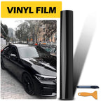 Gloss Black Vinyl Wrap Sticker Decal Sheet Film (Universal)
