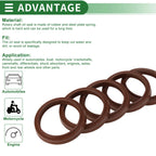 Set of 5 Oil Seal Rotary Shaft Seal FKM Rubber 35.5x43.5x5.5mm