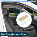 Sunglasses Case for Audi A3 (2013–2024) Eyeglasses Holder Storage Box Beige