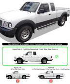 Running Boards for Ford Ranger Super Cab 1999-2011
