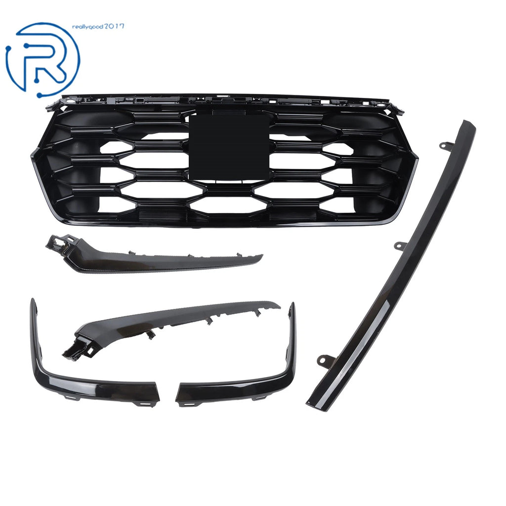 Gloss Black Radiator Grill & Molding Trim Kit for Honda Pilot (2023–2025)