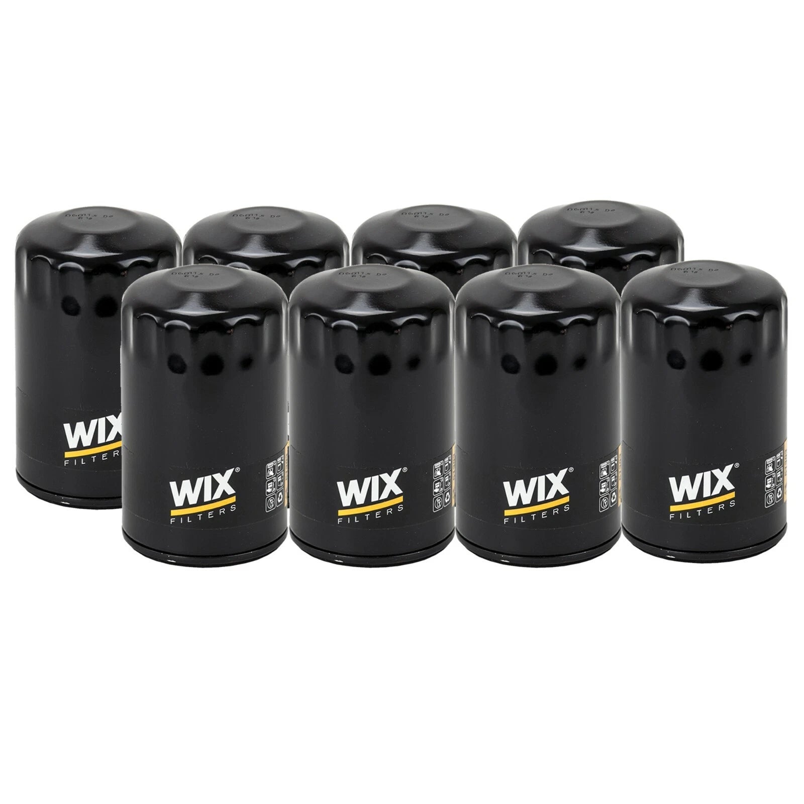 Set of 8 WIX Engine Oil Filters for Audi 100 Quattro VW Beetle Golf Jetta Passat