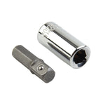 1/4 Square Drive to 1/4 Hex Shank Impact Socket Adapter