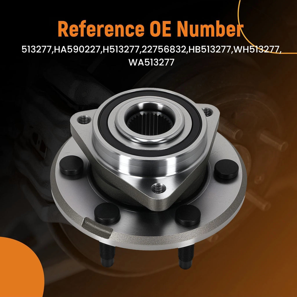 6-Bolt Wheel Hub & Bearing for GMC Acadia Limited/Outlook (2007–2017) 513277