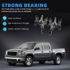 2" Drop Spindle Lowering Kit for Chevy Silverado C1500 GMC Yukon 2WD (1988–1999)