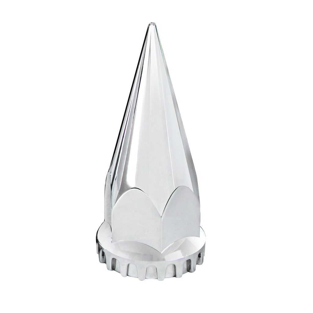 Chrome Spike Lug Nut Covers Thread-On 33mm for Toyota Tundra (2007–2021)