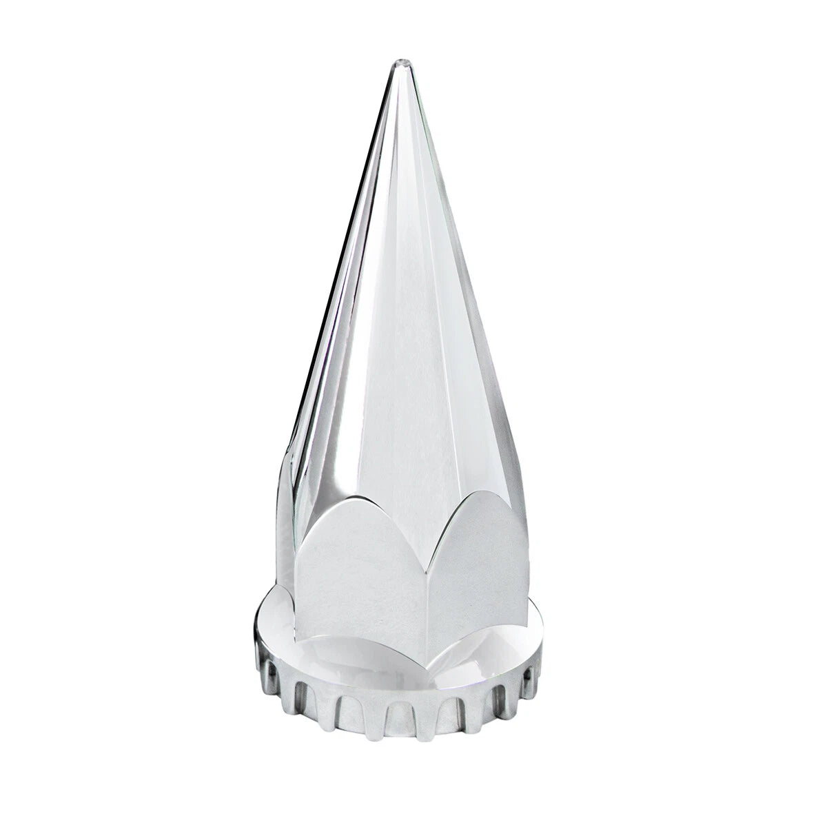 Chrome Spike Lug Nut Covers Thread-On 33mm for Toyota Tundra (2007–2021)