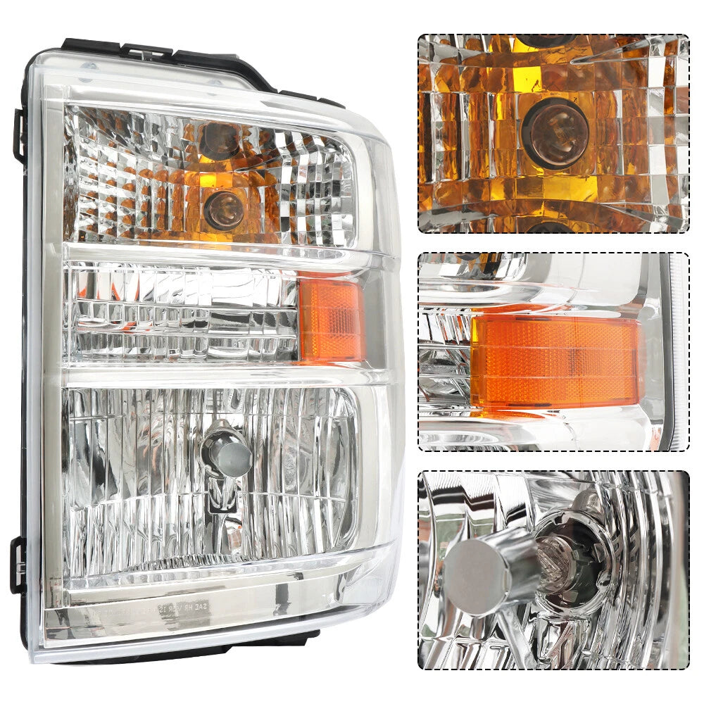 Headlight Assembly for Ford E150 E250 E350 E450 (2008â2014) Left Side