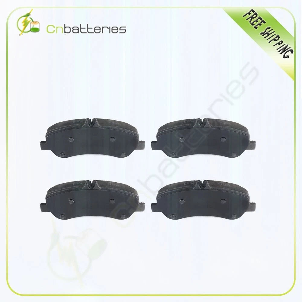 Set of 4 Metallic Front Brake Pads for Mercedes Benz GLK250 GLK350 (2013–2015)
