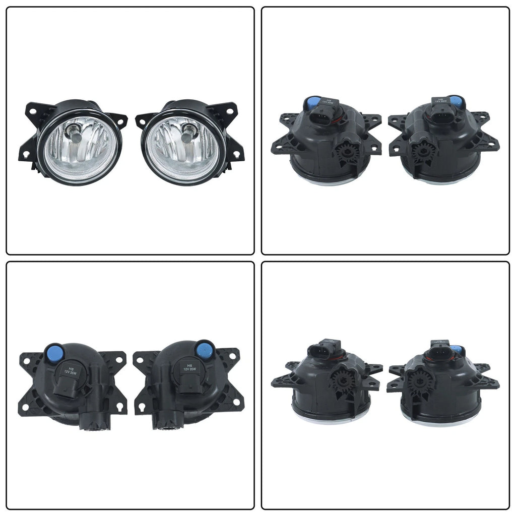 Set of 2 Front Bumper Fog Lights for Honda Pilot (2016–2018) Clear