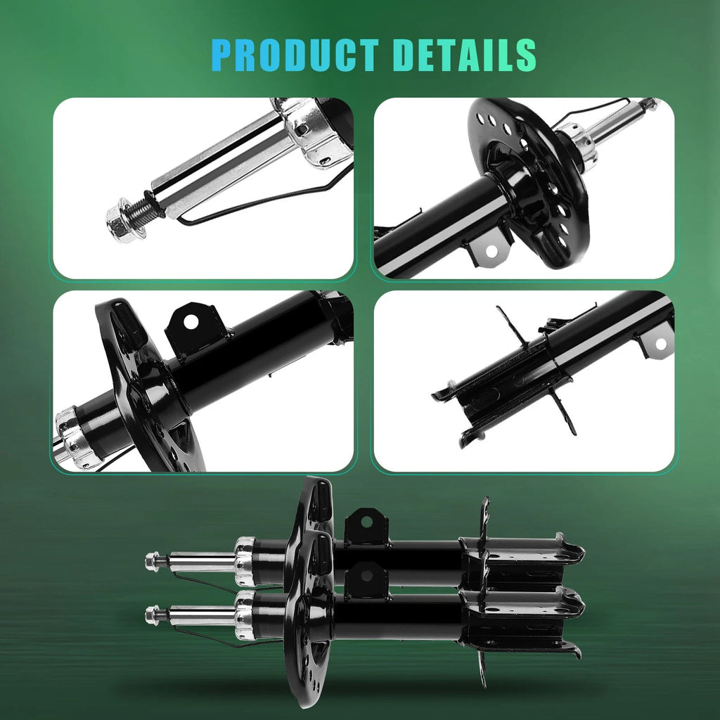 Set of 2 Front Struts for Nissan Sentra (2013–2019)