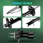 Set of 2 Front Struts for Nissan Sentra (2013–2019)