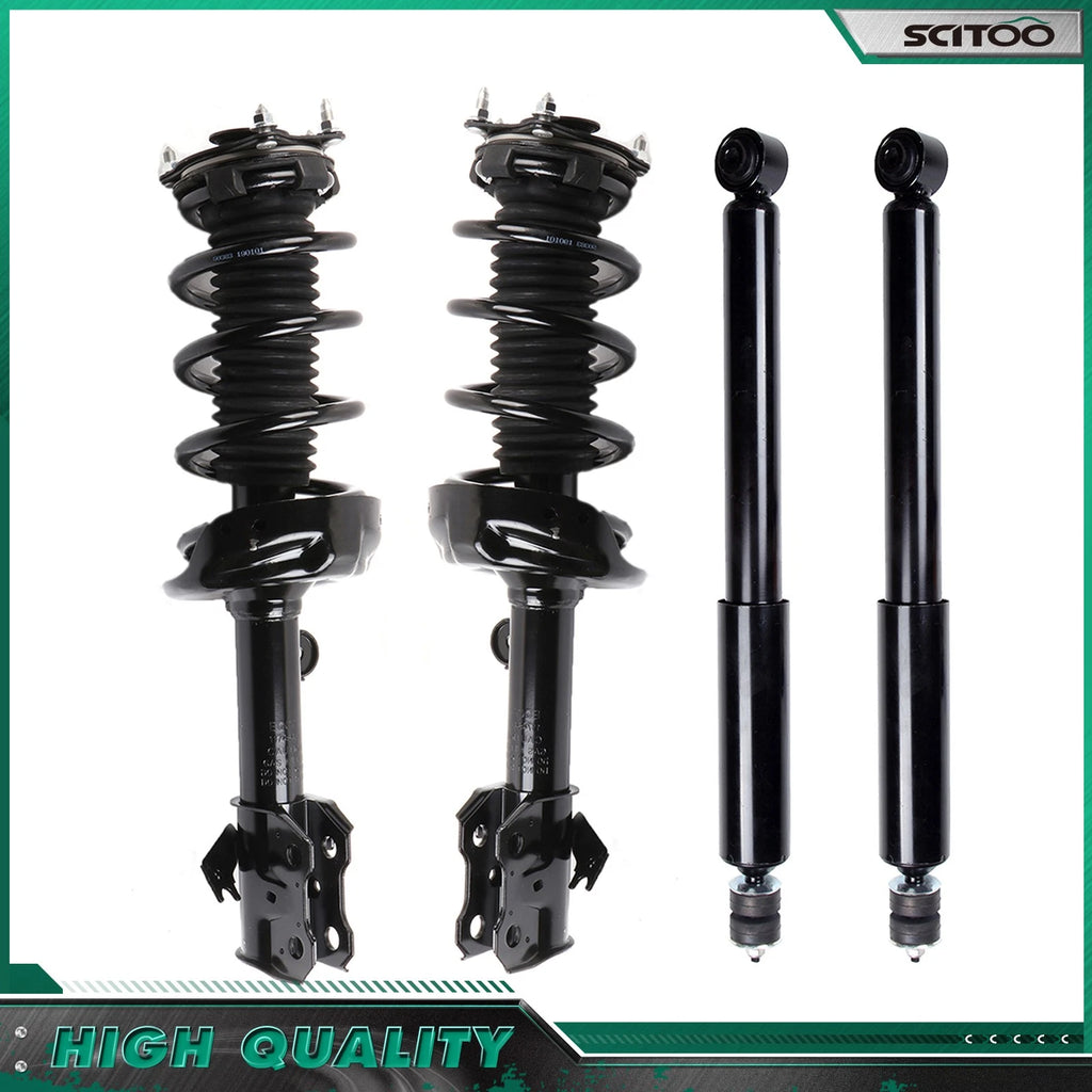 Set of 2 Front Loaded Struts & 2 Rear Shocks for Acura RDX (2007–2012)