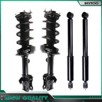 Set of 2 Front Loaded Struts & 2 Rear Shocks for Acura RDX (2007–2012)