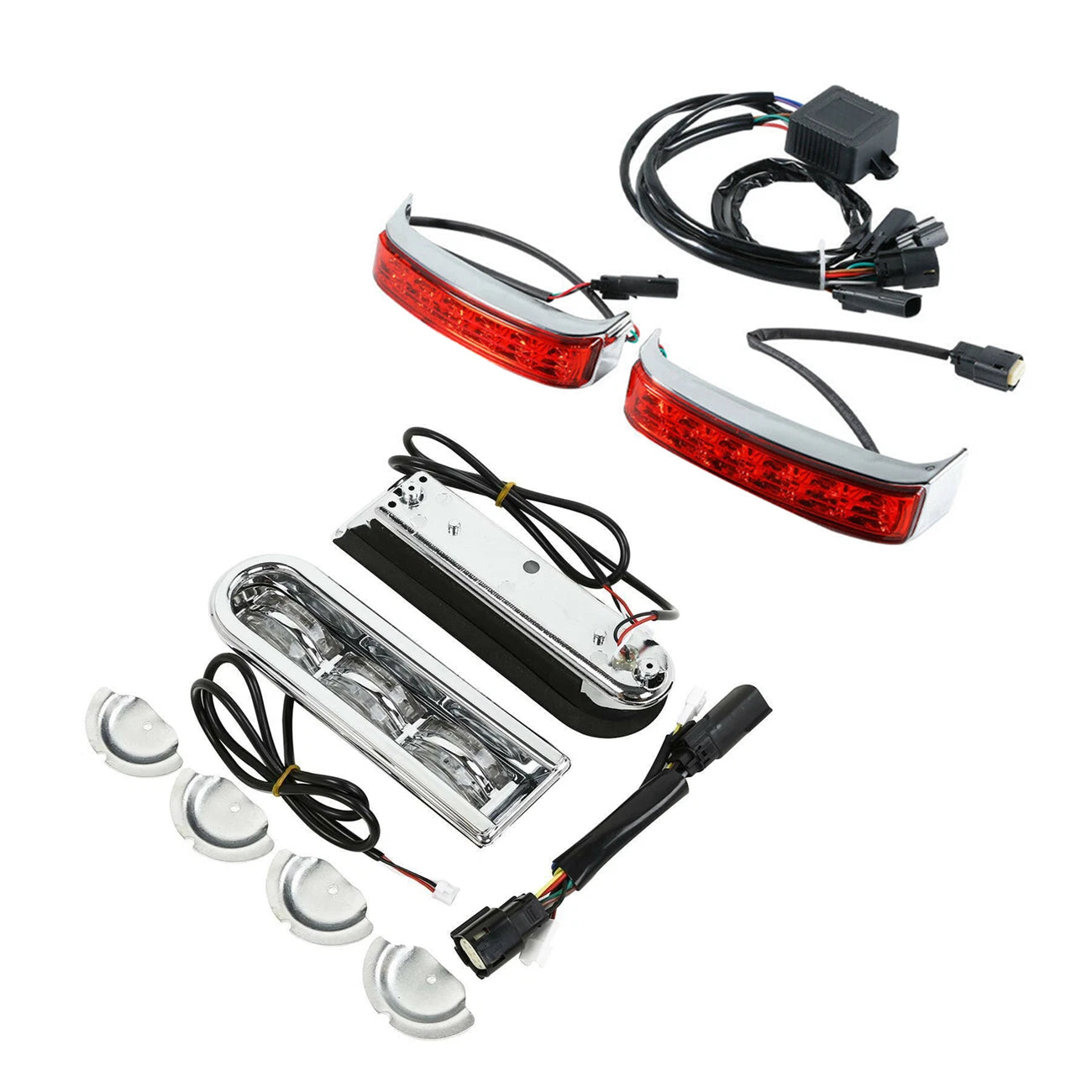 LED Insert Light Brake Turn Lights for Harley Touring Glide (2014–2024)