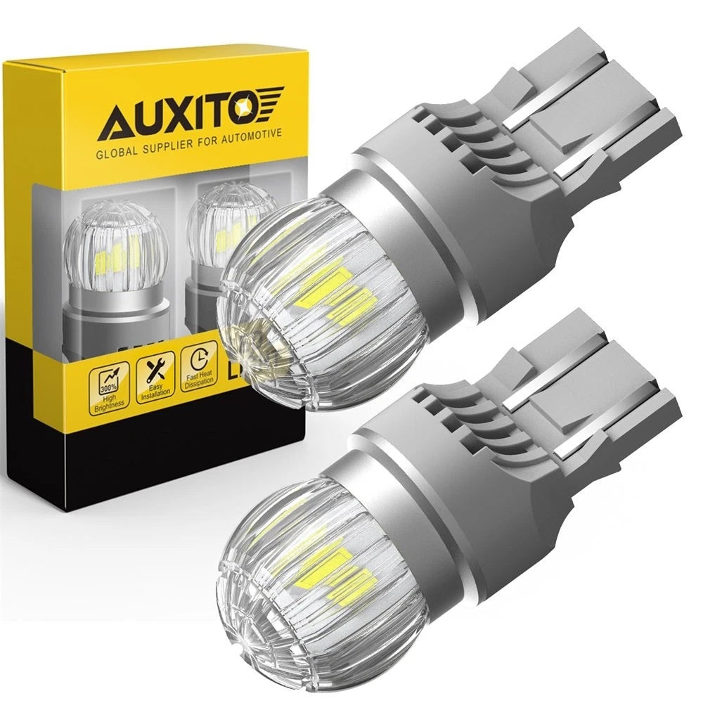 Set of 4 LED Back Up Reverse Light Bulbs 7443 7444 for Auxito