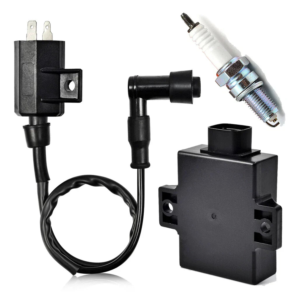 2 x Ignition Coil Spark Plug CDI for Kawasaki Bayou 250/220 (1999–2004)