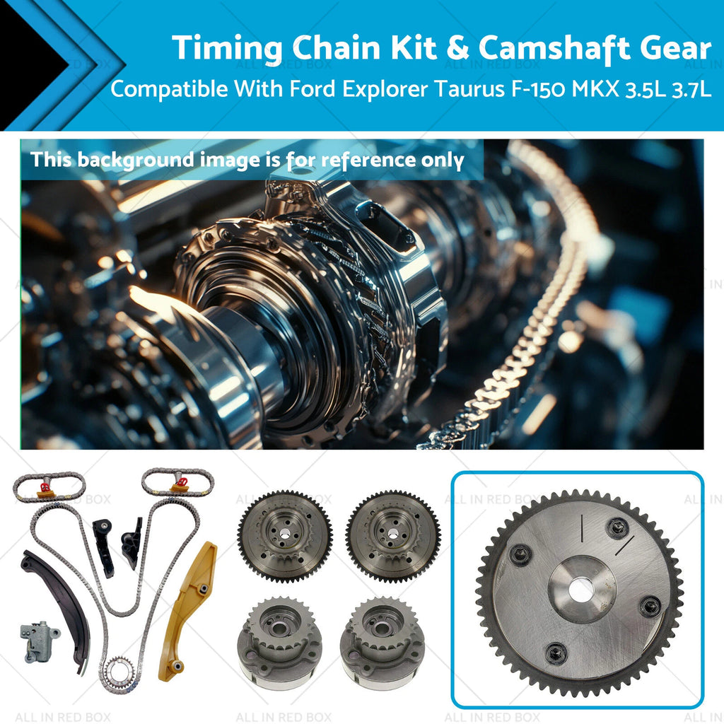 Timing Chain Kit & Camshaft Gear for Ford Explorer Taurus F-150 MKX (2000–2020)
