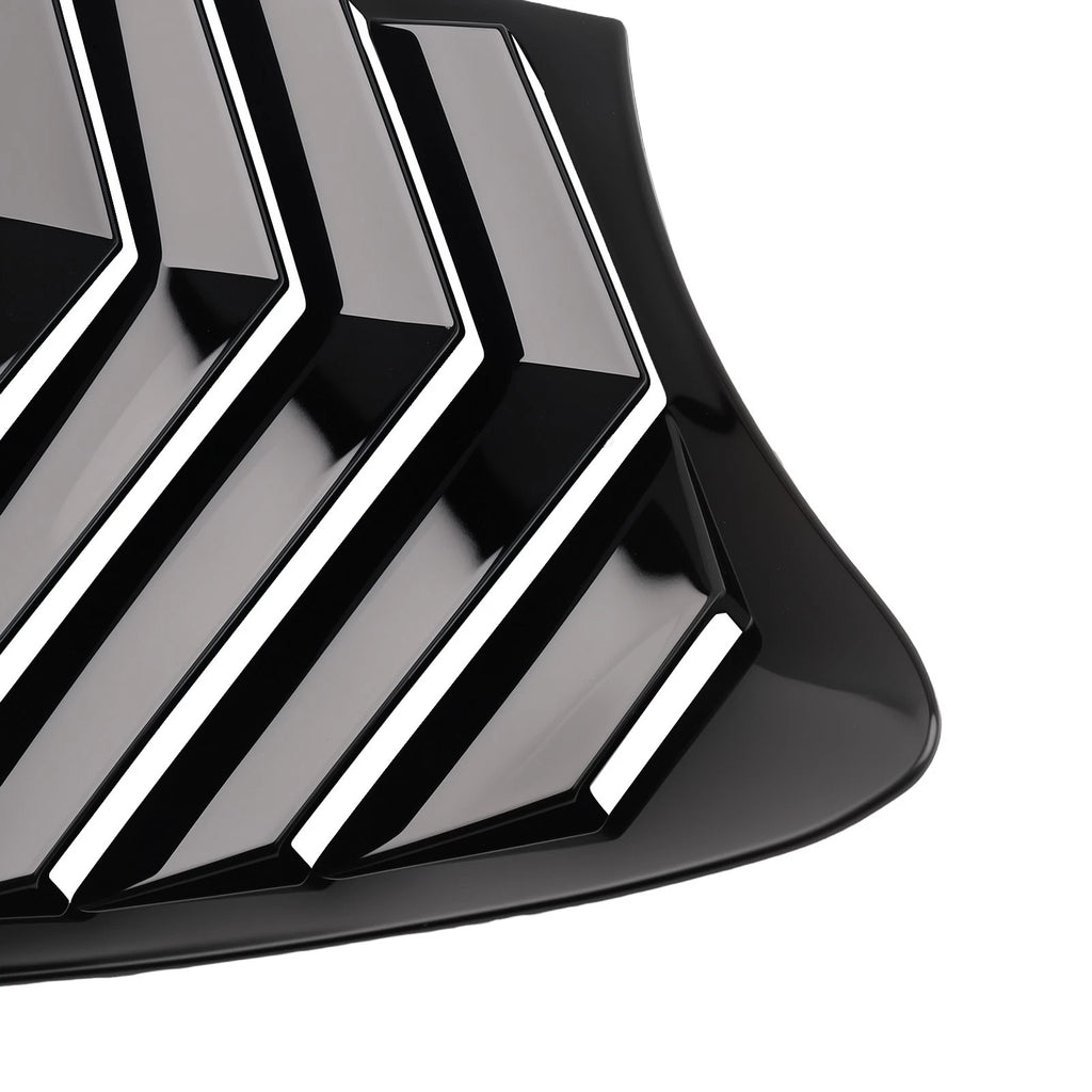 Quarter Panel Side Window Louvers for Infiniti Q50 (2014–2024) Gloss Black ABS