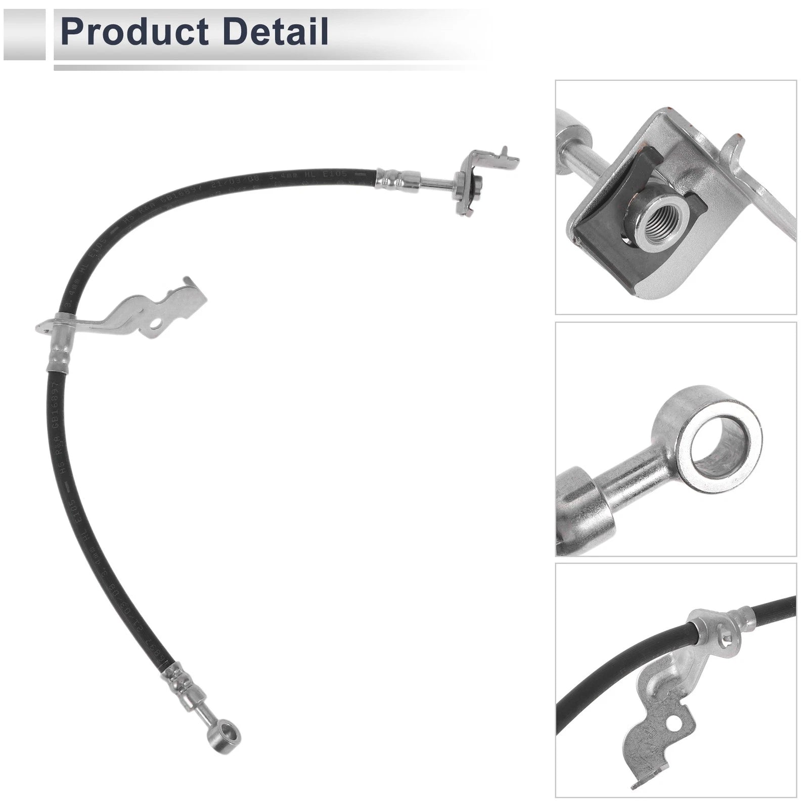 Brake Hydraulic Hose for Hyundai Santa Fe (2013–2019) No. 587322W000