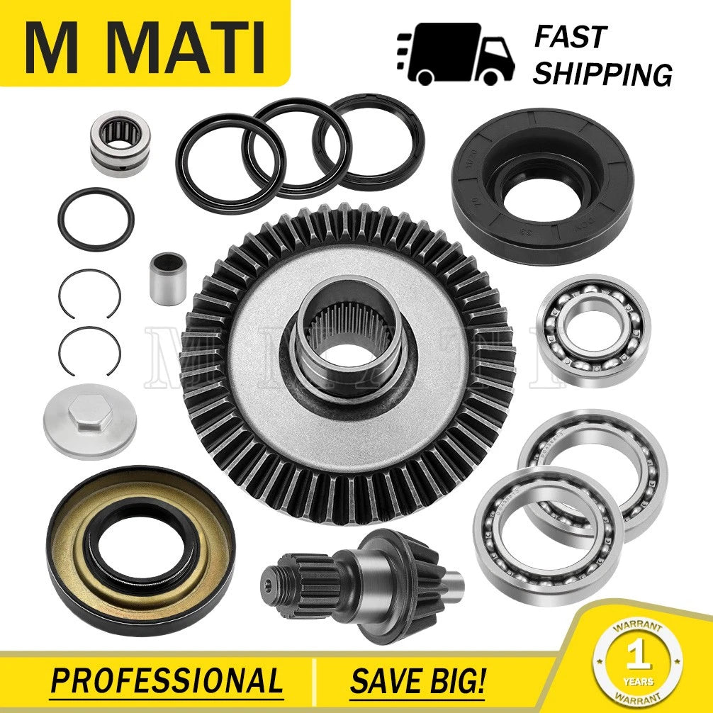 Rear Differential Rebuild & Gears Kit for Honda TRX250X Recon Sportrax (2001–2023)