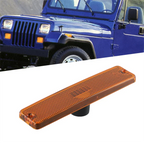 Front Bumper Side Marker Lights for 87-95 Jeep Wrangler YJ (1987-1995)