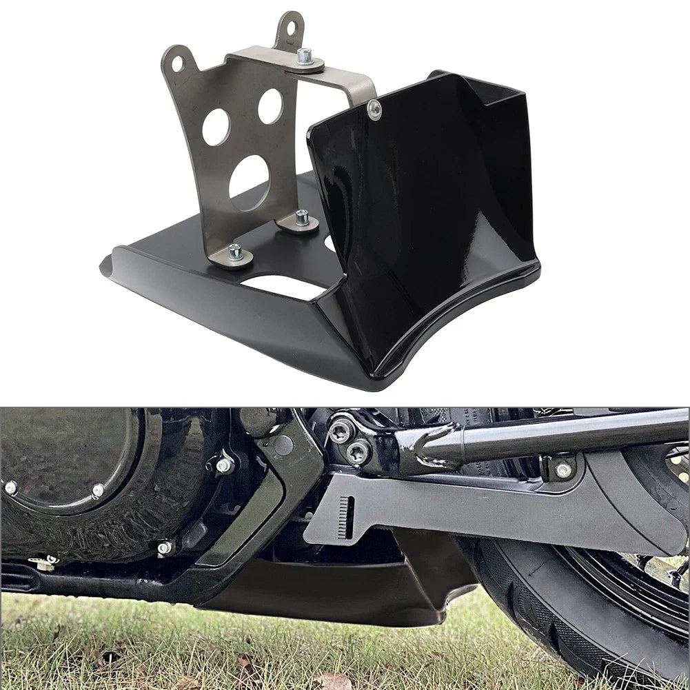 Chin Spoiler Cover Black for Harley Softail Street Bob Low Rider (2018-2024)