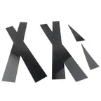6 x Car Pillar Post Door Trim Black Covers for Toyota Sienna (2004-2010)