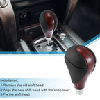 Gear Shift Knob for Lexus ES300h ES350 GS300 GS350 Black Red (2013-2020)