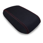 Console Lid Armrest Cover for Subaru Forester (2009–2018) Red Stitch