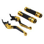 Folding Extendable Brake Clutch Levers for Triumph 765 Speed Triple R (2017–2020)
