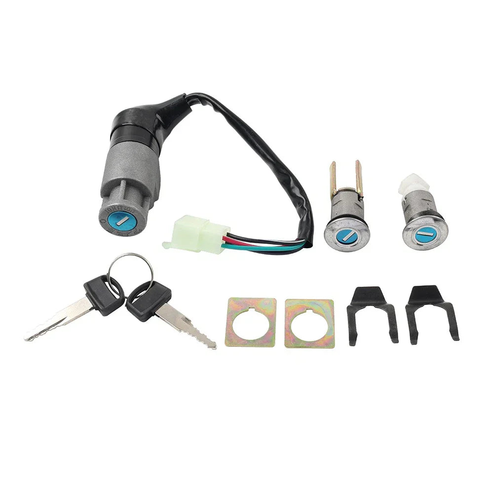 Ignition Switch Lock Set w/ 2 Keys for Honda Elite 80 CH80 (1985-2007)