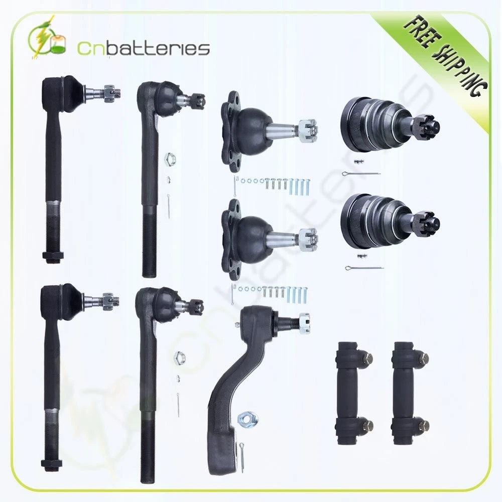 11Pcs Front Tie Rod End Suspension Kit for Chevrolet C1500 Suburban (1993–1999)