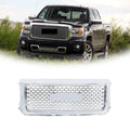 Chrome Mesh Front Bumper Upper Grille for GMC Sierra 1500 Denali (2014â2015)