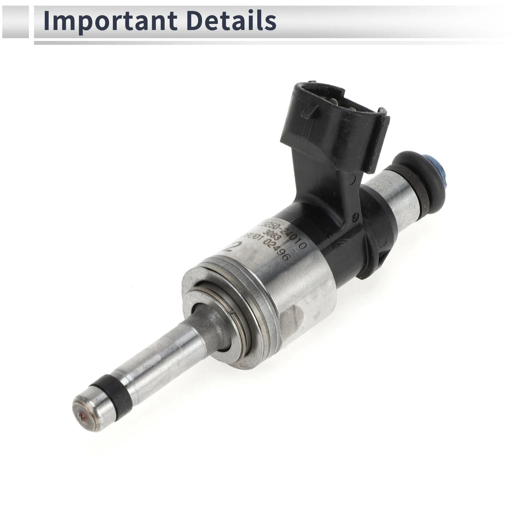 Fuel Injector for Lexus UX200 2019–2022 (1 Pc, Black Silver Tone)