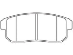 Rear Brake Pad Set for Mazda RX8 (2004–2011) HC582JX