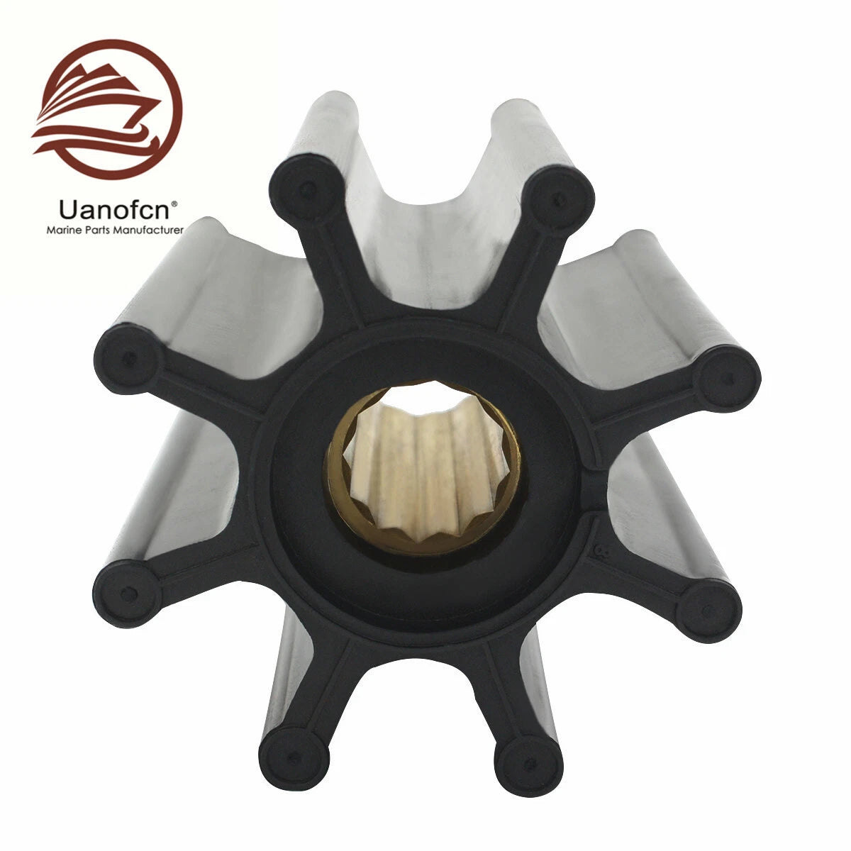 Impeller for Caterpillar Raw Sea Water Pump (Replaces Jabsco 17018-0001-P)