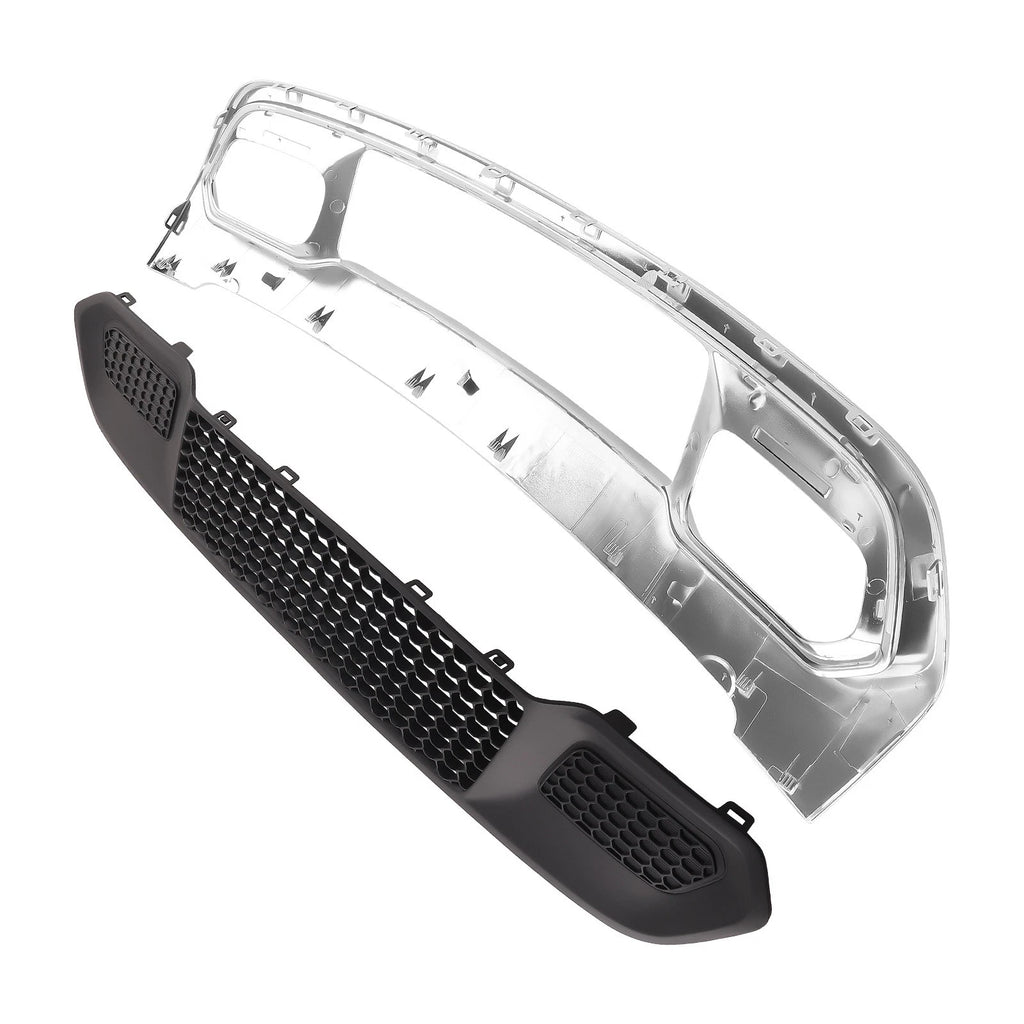 Chrome Bumper Grill Bezel & Grille Kit for Jeep Grand Cherokee (2017–2022)