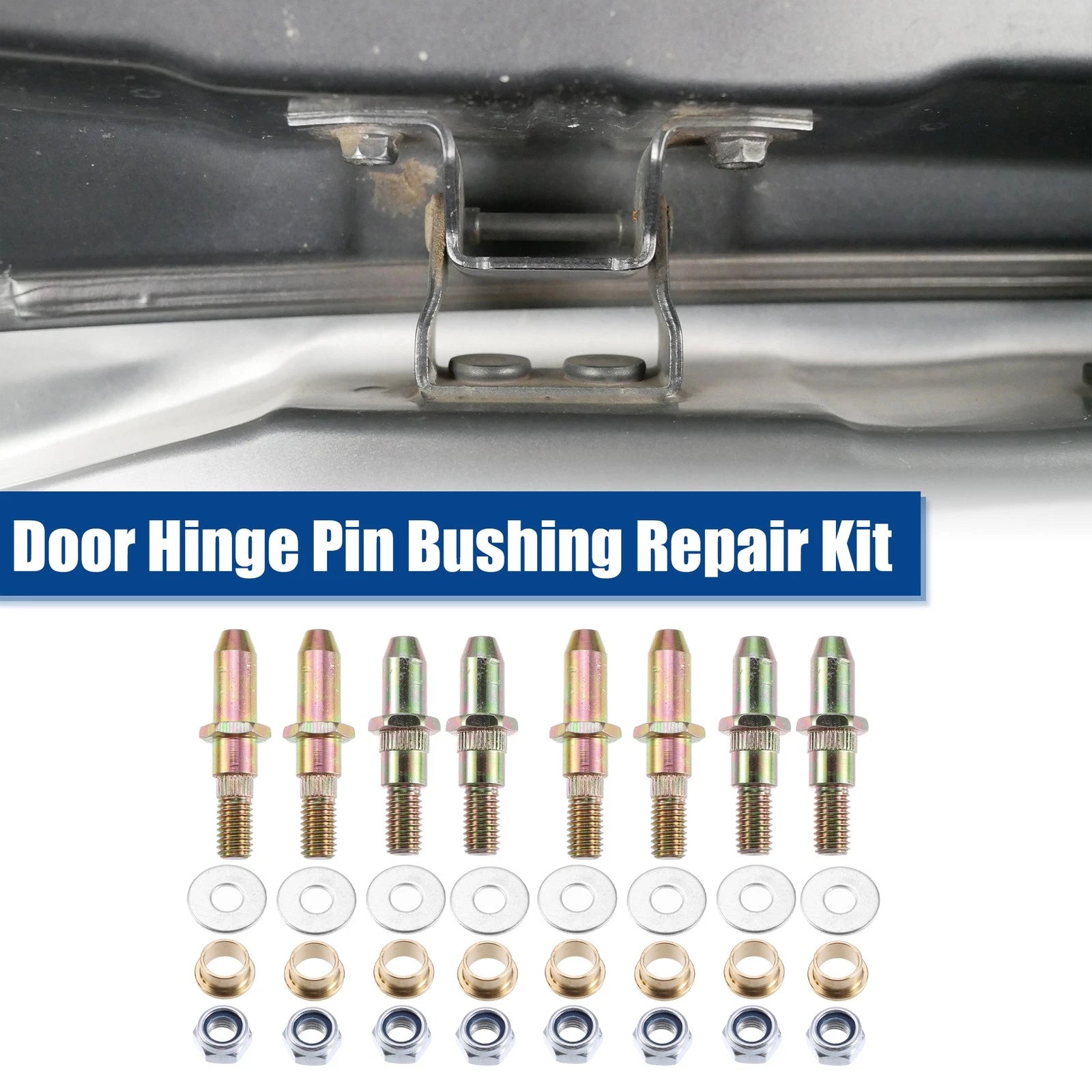 Set of 1 Door Hinge Pin Bushing Repair Kit for Chevy 