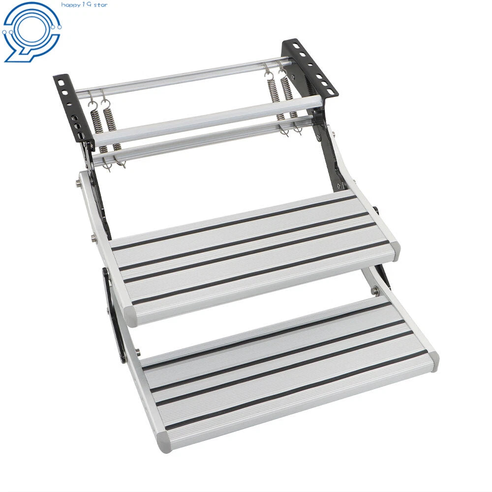 2 Step Pull Out Retractable Steps for RV Camper (21.65'' Wide)