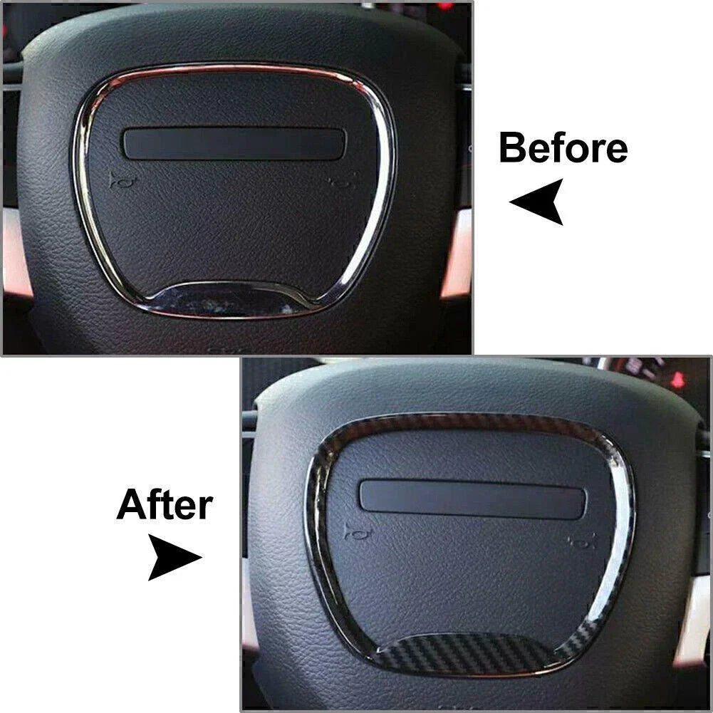 Steering Wheel Center Ring Cover Trim for Dodge Challenger/Charger (2015-2019)