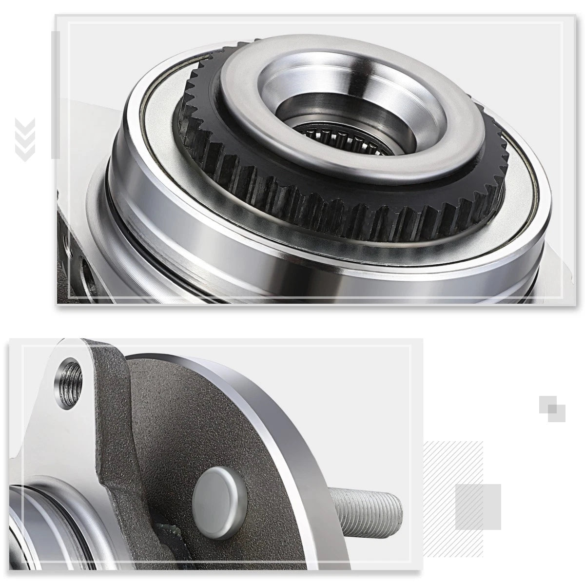 Wheel Hub Bearing Kit for Ford F150 4WD (2015–2017) 6-Studs w/ ABS