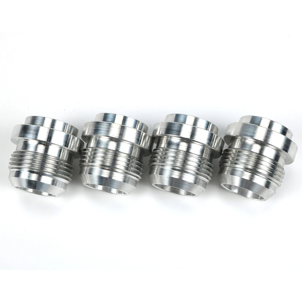 Set of 4 AN16 Male Billet 6061T6 Aluminum Weld-On Fitting Bungs
