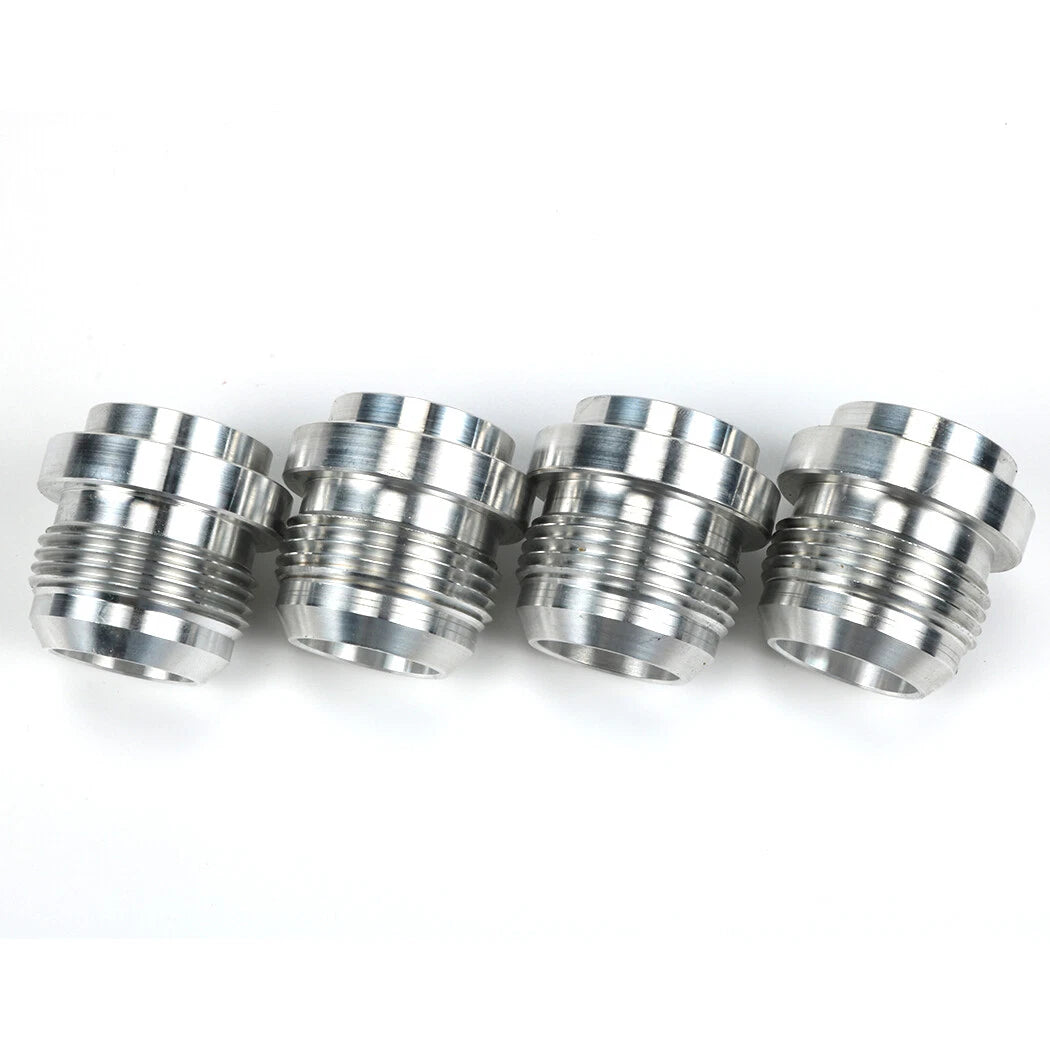 Set of 4 AN16 Male Billet 6061T6 Aluminum Weld-On Fitting Bungs