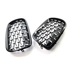 Front Bumper Kidney Grill Diamond Grille for BMW X5 E70, X6 E71 (2007–2013)